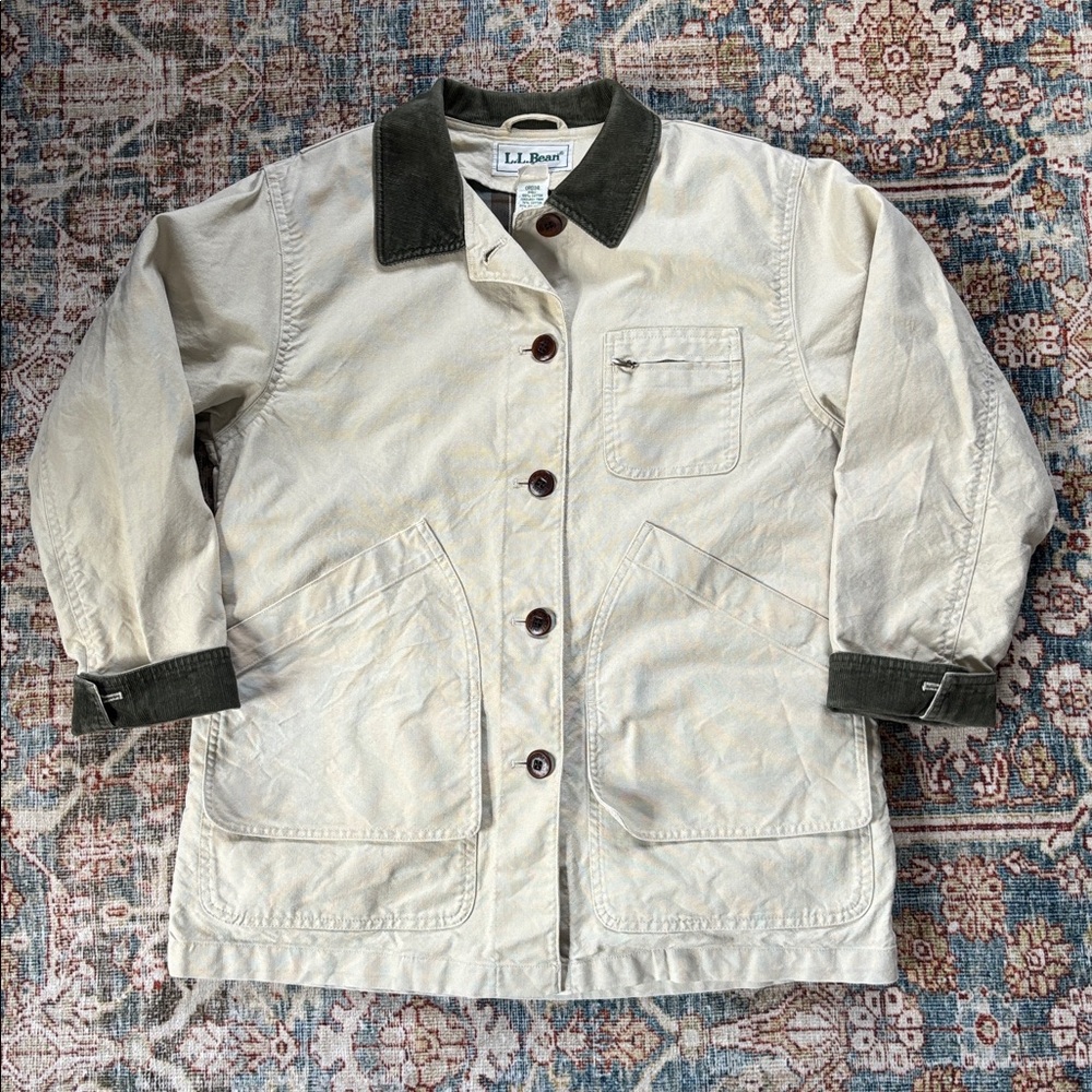 Vintage LL Bean Chore Coat Barn Jacket small petite